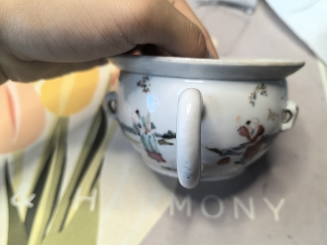 古玩陶瓷粉彩壺真品鑒賞圖