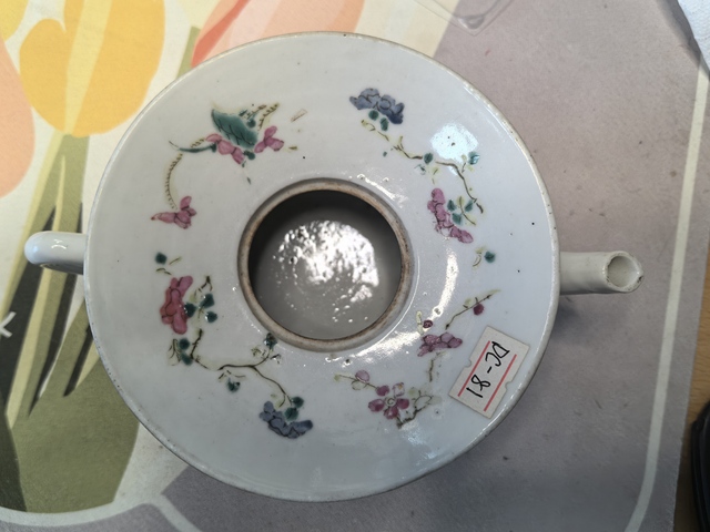 古玩陶瓷粉彩壺真品鑒賞圖