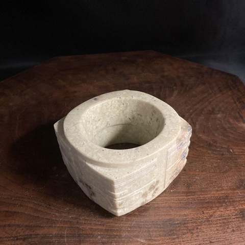 古玩玉器仿“良渚文化”玉琮真品鑒賞圖