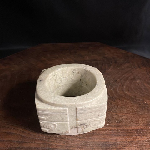 古玩玉器仿“良渚文化”玉琮真品鑒賞圖