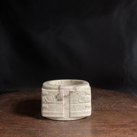 古玩玉器仿“良渚文化”玉琮真品鑒賞圖