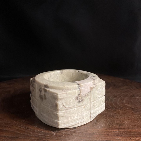 古玩玉器仿“良渚文化”玉琮真品鑒賞圖