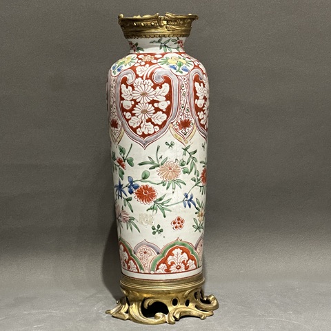 古玩陶瓷五彩瓶真品鑒賞圖