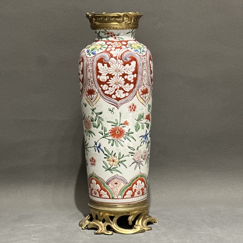 古玩陶瓷五彩瓶真品鑒賞圖