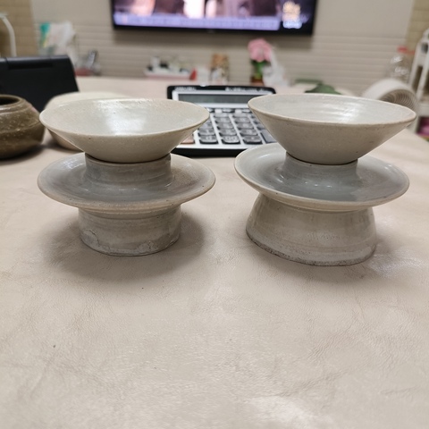 古玩陶瓷盞托真品鑒賞圖