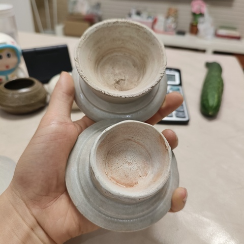 古玩陶瓷盞托真品鑒賞圖