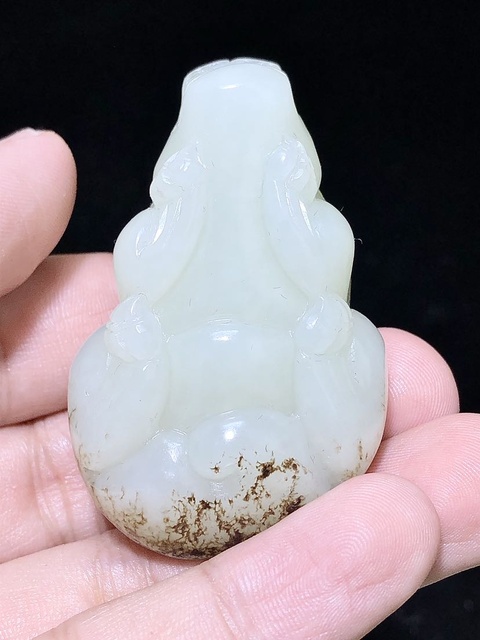 古玩玉器瑞獸真品鑒賞圖