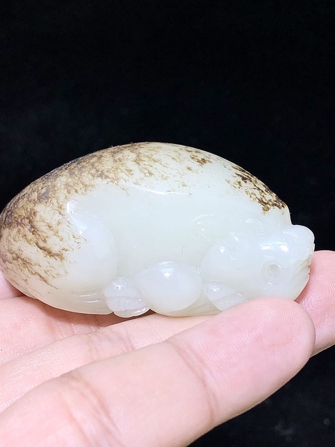 古玩玉器瑞獸真品鑒賞圖