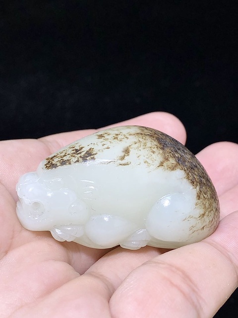 古玩玉器瑞獸真品鑒賞圖