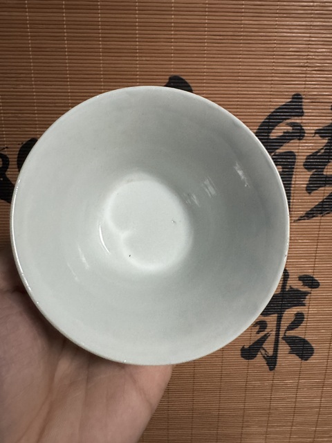 古玩陶瓷青花八仙人物蓋碗真品鑒賞圖