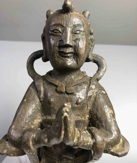 古玩銅器造像真品鑒賞圖