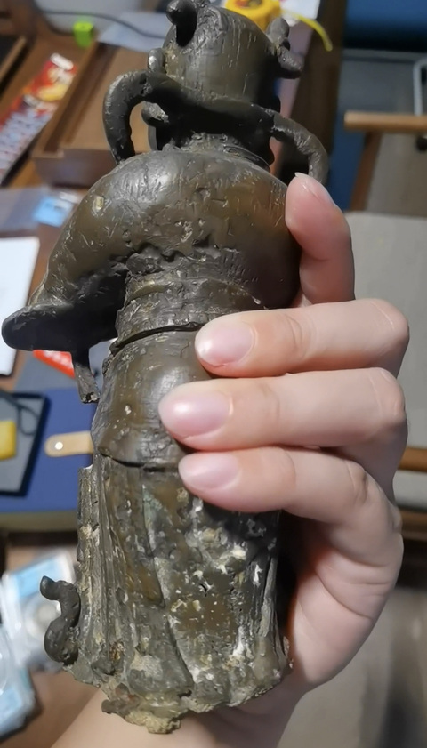 古玩銅器造像真品鑒賞圖