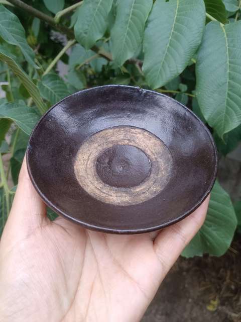 古玩陶瓷元末明初~窯變?nèi)f彩茶盞拍賣,當(dāng)前價格41元