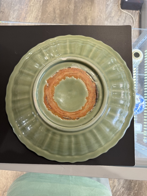 古玩陶瓷盤真品鑒賞圖