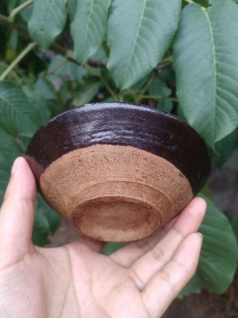 古玩陶瓷元末明初~窯變?nèi)f彩茶盞拍賣,當(dāng)前價格41元