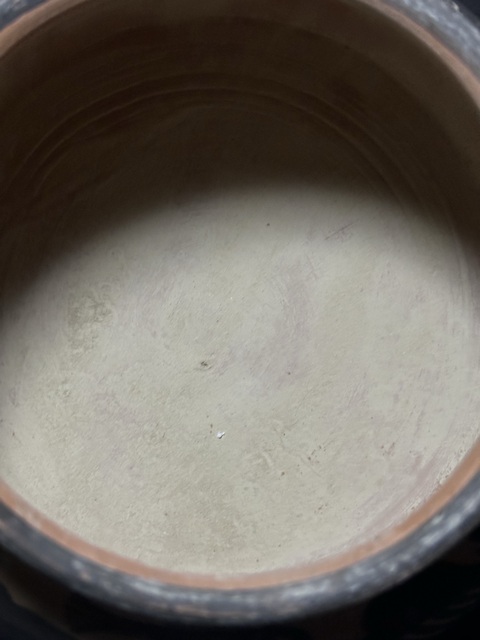 古玩陶瓷哈拉帕·牛魚樹紋罐拍賣,當前價格128元
