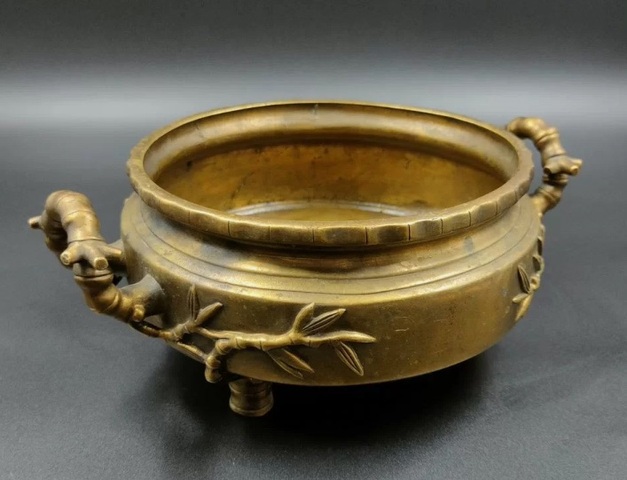 古玩銅器銅爐真品鑒賞圖