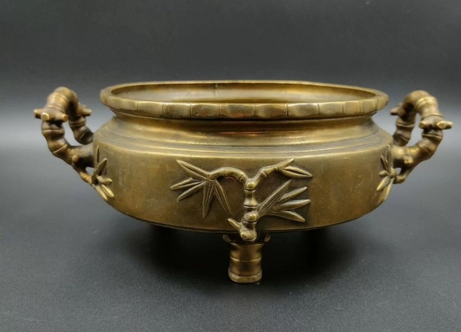 古玩銅器銅爐真品鑒賞圖