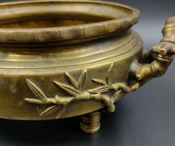 古玩銅器銅爐真品鑒賞圖
