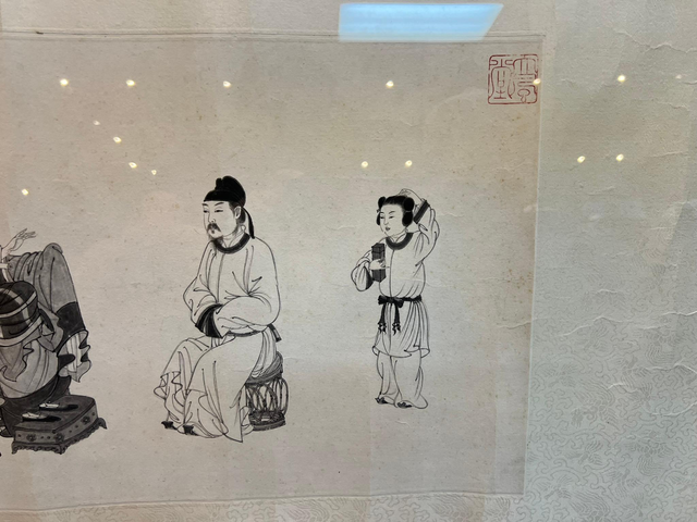 古玩字畫蕭翼賺蘭亭圖真品鑒賞圖