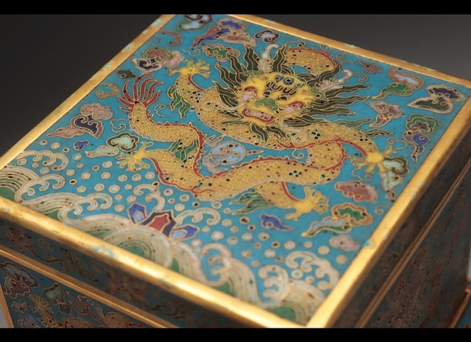 古玩銅器琺瑯文房真品鑒賞圖