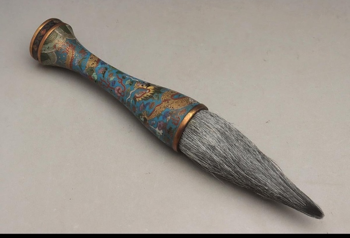 古玩銅器琺瑯文房真品鑒賞圖