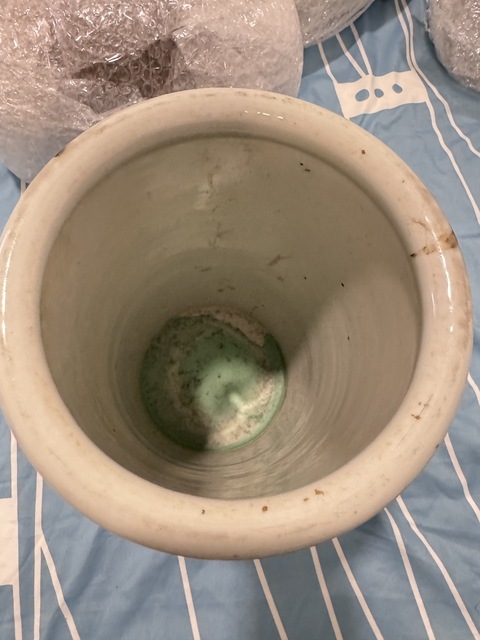 古玩陶瓷青花五彩嬰戲圖帽筒真品鑒賞圖