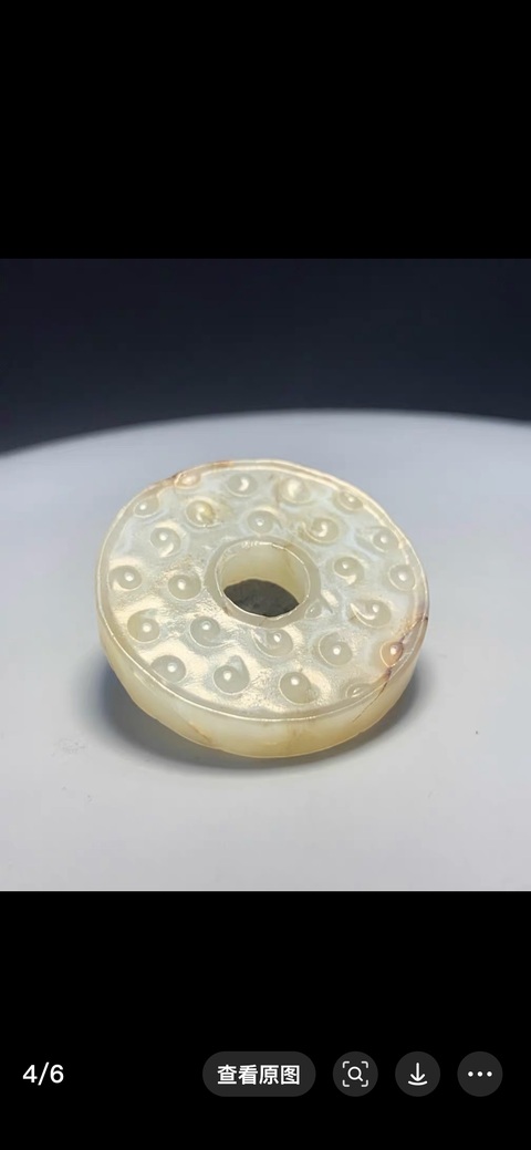 古玩玉器仿古玉璧真品鑒賞圖