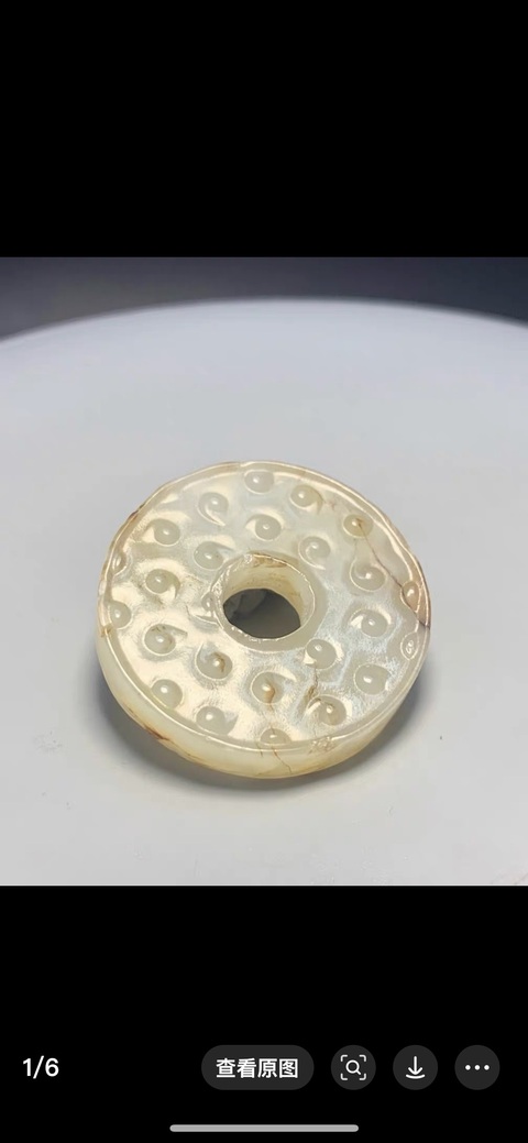 古玩玉器仿古玉璧真品鑒賞圖