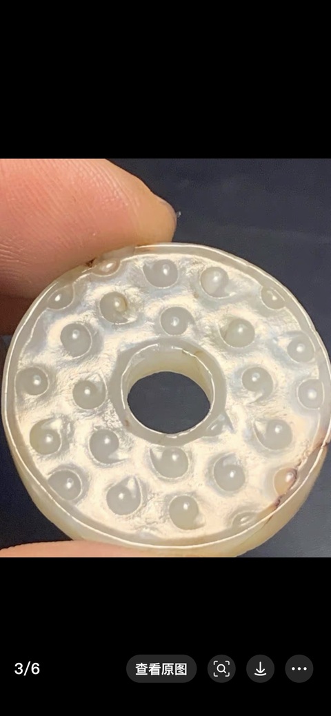 古玩玉器仿古玉璧真品鑒賞圖