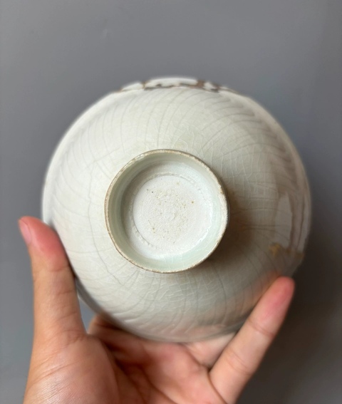古玩陶瓷青白釉娃娃盞真品鑒賞圖