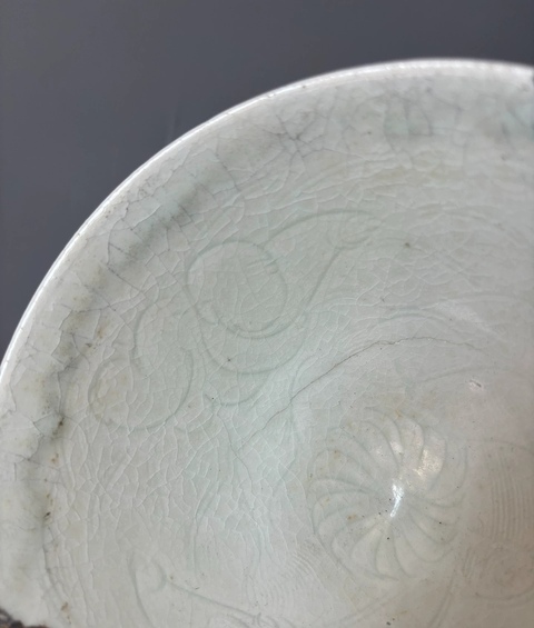 古玩陶瓷青白釉娃娃盞真品鑒賞圖