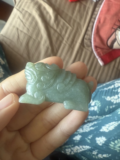 古玩陶瓷和田瑞獸真品鑒賞圖