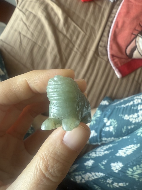 古玩陶瓷和田瑞獸真品鑒賞圖