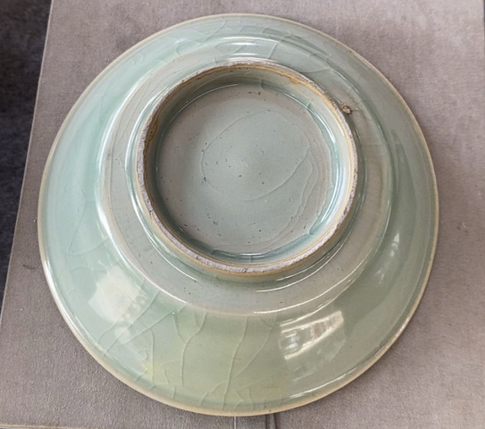 古玩陶瓷龍泉洗真品鑒賞圖