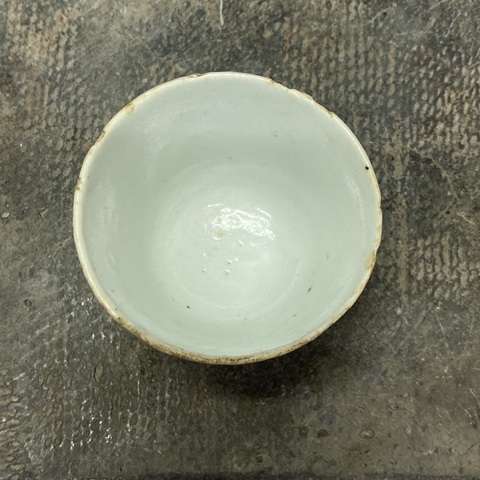 古玩陶瓷清晚期人物故事廣彩杯拍賣,當前價格98元