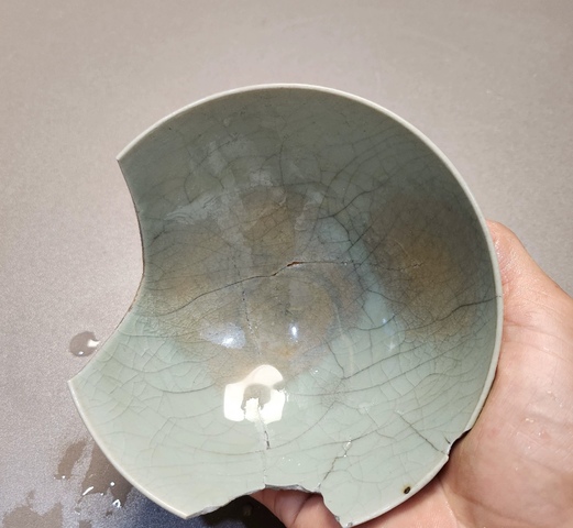 古玩陶瓷龍泉青瓷標(biāo)本真品鑒賞圖