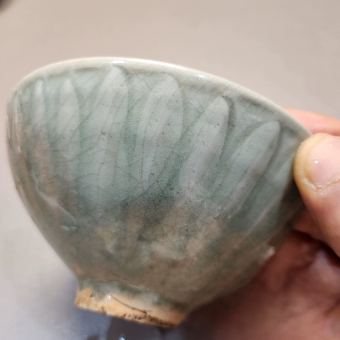 古玩陶瓷龍泉青瓷標(biāo)本真品鑒賞圖