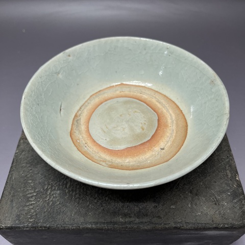 古玩陶瓷澀圈圈足疊燒工藝碗真品鑒賞圖