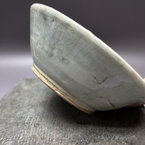 古玩陶瓷澀圈圈足疊燒工藝碗真品鑒賞圖