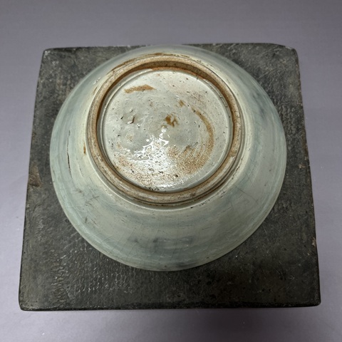 古玩陶瓷澀圈圈足疊燒工藝碗真品鑒賞圖