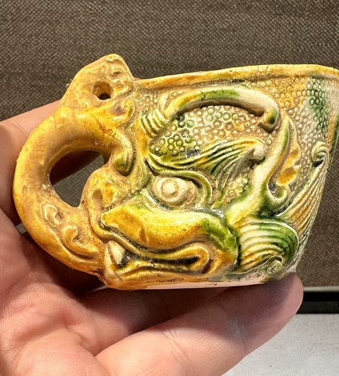 古玩雜項杯真品鑒賞圖