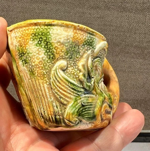 古玩雜項杯真品鑒賞圖
