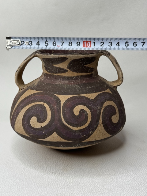 古玩陶瓷馬廠· 蛇紋雙耳罐真品鑒賞圖