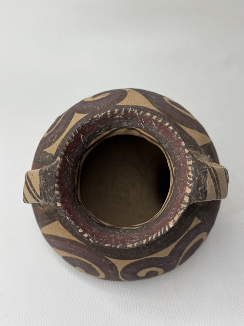 古玩陶瓷馬廠· 蛇紋雙耳罐真品鑒賞圖
