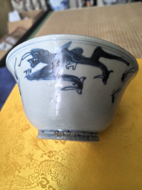 古玩陶瓷龍紋碗拍賣,當前價格300元