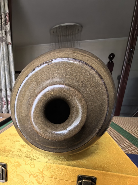 古玩陶瓷茶葉末釉梅瓶真品鑒賞圖