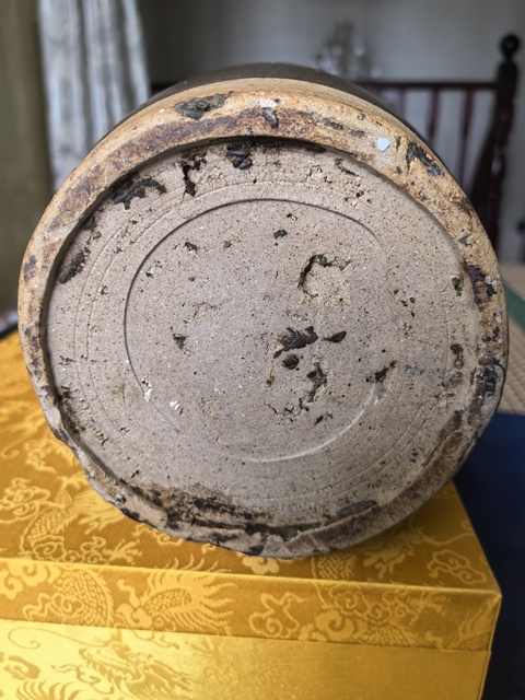 古玩陶瓷茶葉末釉梅瓶真品鑒賞圖