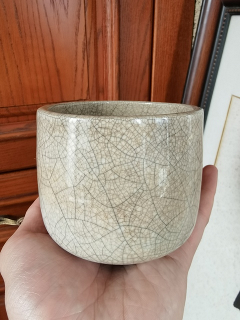 古玩陶瓷哥釉香爐真品鑒賞圖