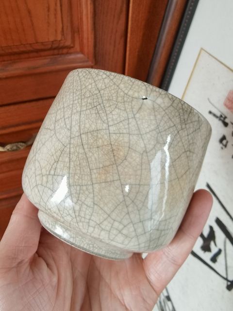 古玩陶瓷哥釉香爐真品鑒賞圖